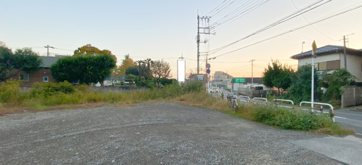 柏市高田貸地の画像