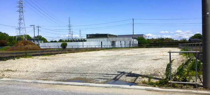 越谷平方貸地の画像